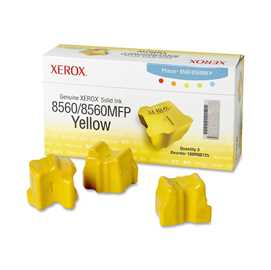 3 STICK SOLID INK GIALLO PHASER 8560