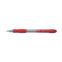 Penna a sfera a scatto Super Grip - rosso - punta fine 0,7mm - Pilot