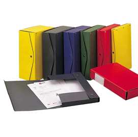 Scatola archivio Project - dorso 12 cm - 25x35 cm - blu - King Mec
