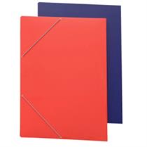 Cartellina con elastico - presspan - 70x100 cm - rosso - Cartotecnic