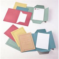 Cartelline 3 lembi - senza stampa - cartoncino Manilla 200 g - rosa