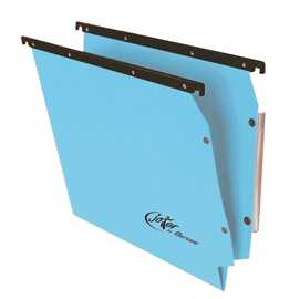 Cartella sospesa Joker - armadio - interasse 33 cm - fondo V - blu -