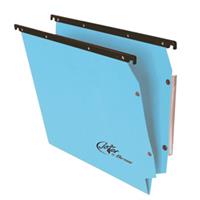 Cartella sospesa Joker - armadio - interasse 33 cm - fondo V - blu -
