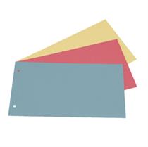Separatori - cartoncino Manilla 200 g - 125x230 mm - rosso - Cartote