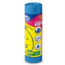 Sacchi per immondizia - 70x110 cm - 120 lt - 16 micron - azzurro - L