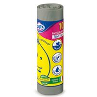 Sacchi per immondizia - 70x110 cm - 120 lt - 16 micron - grigio - Lo