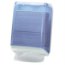 Dispenser asciugamani piegati - trasparente/bianco - Mar Plast