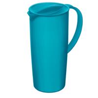 Caraffa con coperchio - PPL - blu - 1.2 litri - Rotho