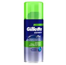 Gel da barba Gillette series - pelli sensibili - 75 ml (da viaggio)