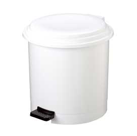 Pattumiera a pedale Ruf - PPL - bianco - 12 lt - Medial Internationa