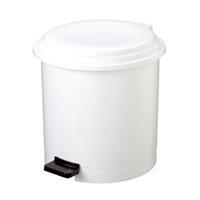 Pattumiera a pedale Ruf - PPL - bianco - 12 lt - Medial Internationa