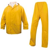 Completo impermeabile EN304 - giacca + pantalone - giallo - taglia L