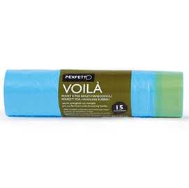 Sacchi per rifiuti con maniglie VoilA' - 50x60 cm - 30 lt - 15 micro
