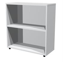 Libreria modulare bassa - a giorno - 76x32cm - H81,5cm - grigio - Ar