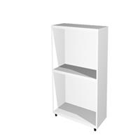 Libreria modulare bassa - a giorno - 40x32cm - H81,5cm - bianco - Ar