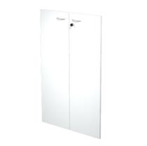 Coppia ante per libreria modulare - alta - L76cm - melaminico - con