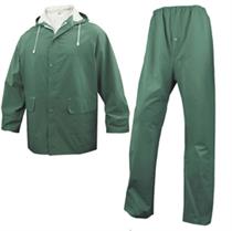 Completo impermeabile EN304 - giacca + pantalone - verde - taglia M