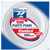 Piatti piani - D 205 mm - DOpla Professional - conf. 100 pezzi
