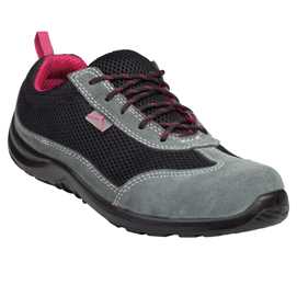 Calzatura di sicurezza Como S1P SRC - grigio/fucsia - numero 40 - De