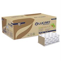 Asciugamani piegati a V EcoNatural - Lucart - conf. 190 pezzi
