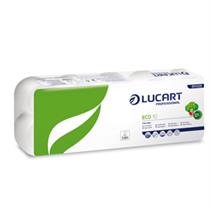 Carta igienica Eco - 200 strappi - Lucart - pacco 10 rotoli