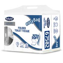 Carta igienica interfogliata EasyBag - Bulkysoft - pacco da 250 stra