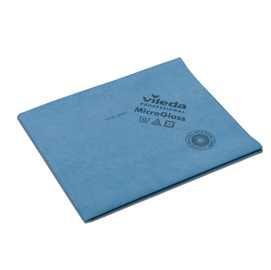 Panno Blu MicroGlass - microfibra - 50x40 cm - Vileda - conf. 5 pezz
