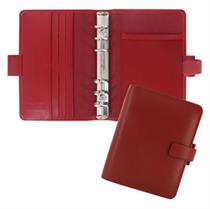 Organiser Metropol Pocket - similpelle - rosso - 146 x 115 x 35mm -