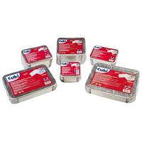 Contenitore in alluminio Cuki - 8 porzioni - coperchio incluso - con