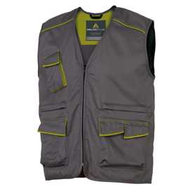 Gilet da lavoro PanostyleR M6GIL -  grigio/verde - taglia M - Delta