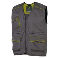 Gilet da lavoro PanostyleR M6GIL -  grigio/verde - taglia M - Delta