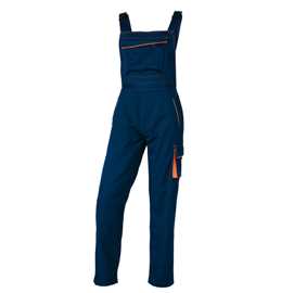 Salopette da lavoro PanostyleR M6SAL blu/arancio - taglia M - Delta