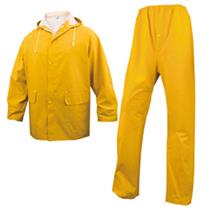 Completo impermeabile EN304 - giacca + pantalone - giallo - taglia M