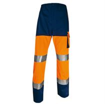 Pantalone alta visibilitA' PHPA2 - arancio fluo - taglia M - Delta P