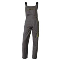 Salopette da lavoro PanostyleR M6SAL grigio/verde - taglia XXL - Del