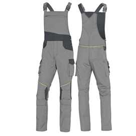 Salopette da lavoro Mach 2 - grigio ch./grigio sc. - taglia XXL - De