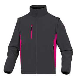 Giacca Softshell MySen 2 - grigio/fucsia - taglia L - Delta Plus