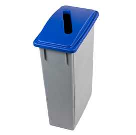 Contenitore office per carta - 90 Lt - coperchio blu - Medial Intern
