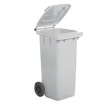 Bidone carrellato - 240Lt - bianco - Mobil Plastic