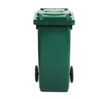 Bidone carrellato - 240Lt - verde scuro - Mobil Plastic