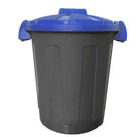 Contenitore portarifiuti Dusty - 25 litri - coperchio blu - Mobil Pl