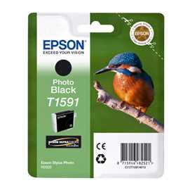 CARTUCCIA NERO-FOTO EPSON ULTRACHROME HI-GLOSS SERIE MARTIN PESCATOR