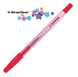 SCATOLA 50 PENNA SFERA ROSSO P.FINE 0.7MM STARLINE