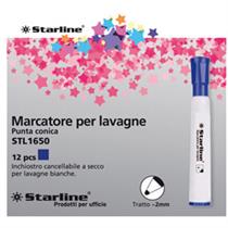 Marcatore per lavagne punta tonda 2mm blu Starline