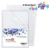 Cartelline a L - Top - liscio - 22x30 cm - Starline - conf. 50 pezzi