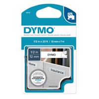 NASTRO DYMO 12MMX7 NERO/BIANCO 450130