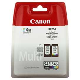 CONF. MULTIPACK CARTUCCIA INCHIOSTRO NERO PG-545/CL-546