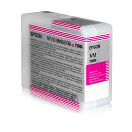 TANICA INCHIOSTRO A PIGMENTI EPSON ULTRACHROME K3 VIVID-MAGENTA (80M