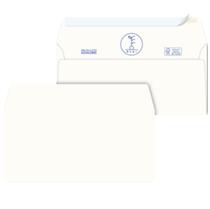 500 Buste bianche carta riciclata strip 110X230mm S/Finestra 100GR K