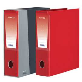 Registratore Unico c/custodia rosso dorso 8cm f.to protocollo Favori